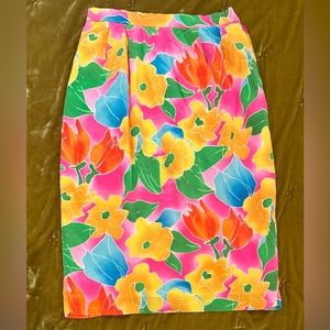 Vintage tropical skirt